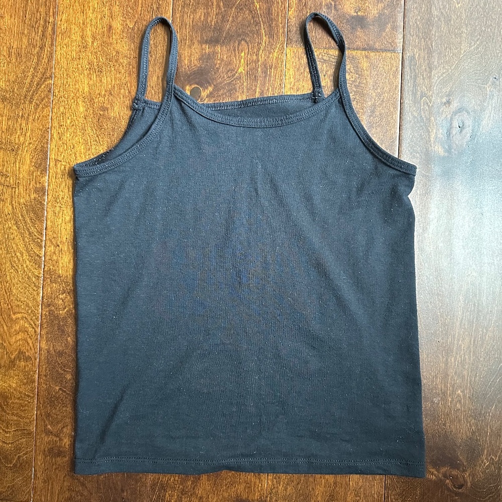 Black tank top